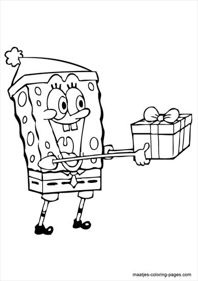 SpongeBob - spongebob - kolorowanka 26.GIF