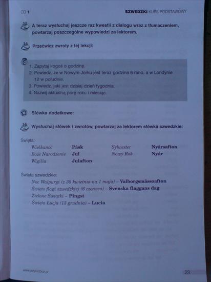 Szwedzki - Kurs podstawowy - książka - DSC00864.JPG