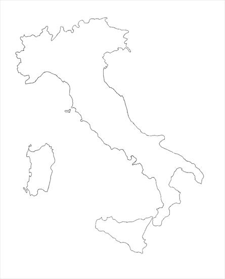 Mapy konturowe - Włochy - mapa konturowa.bmp