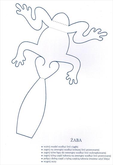 Papierowe zwierzaki - żaba1.jpg