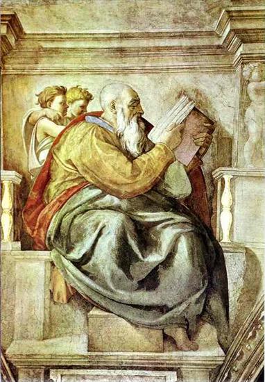 Michał Anioł - Michelangelo - The Prophet Zechariah.JPG