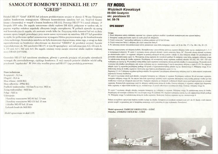 FM 033 - Heinkel He 177 Greif niemiecki ciężki samolot bombowy dalekiego zasięgu z II wojny światowej A3 - 02.jpg